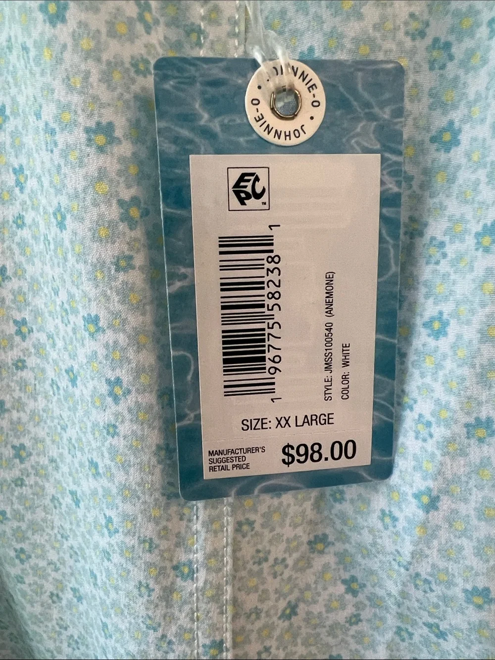 NWT Mens Johnnie-O, Anemone Swim Trunks- Suit Size XX Large - Picture 9 of 10